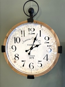 Pocket Watch Style Wall Clock