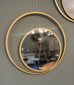 Gold Hooped Mirror
