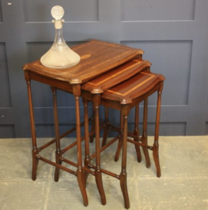 Edwardian Style Inlaid Nest Of Tables