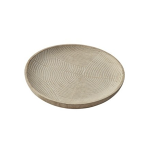 Wooden Desert Wave Dish 20cm
